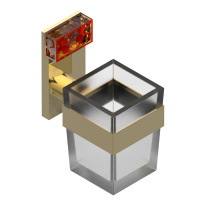 THG Ginkgo Стакан, подвесной, цвет: золото/хрусталь