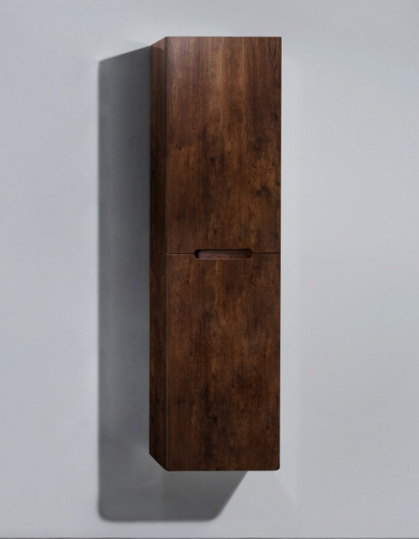 Шкаф подвесной, две распашные двери с доводчиками, две полки внутри, правостороннее открывание, 400x300x1500 LUXURY/SOFT-1500-2A-SC-BL-RIGHT