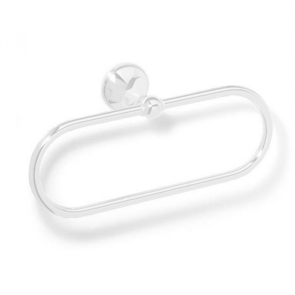 Bertocci Scacco Полотенцедержатель кольцо, подвесной, цвет: белый матовый