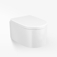 Armani Roca Island Унитаз подвесной 57х38.5х27см, со скрытым креплением, цвет: белый