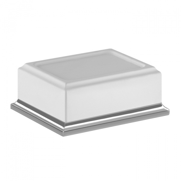 Gessi Eleganza Мыльница настольная, цвет: Finox/белый