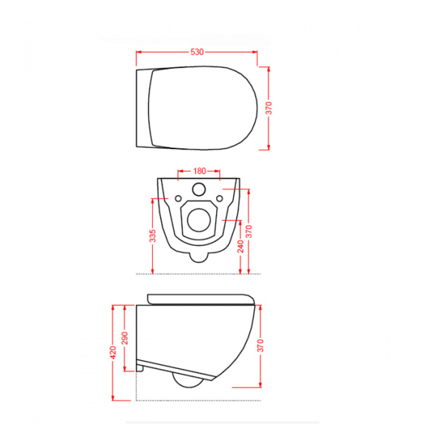Artceram FILE 2.0  Унитаз подвесной безободковый 36х52 см, с креплениями, цвет: белый матовый