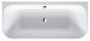 Ванна акриловая Duravit Happy D.2 180x80 овальная форма D, пристенная