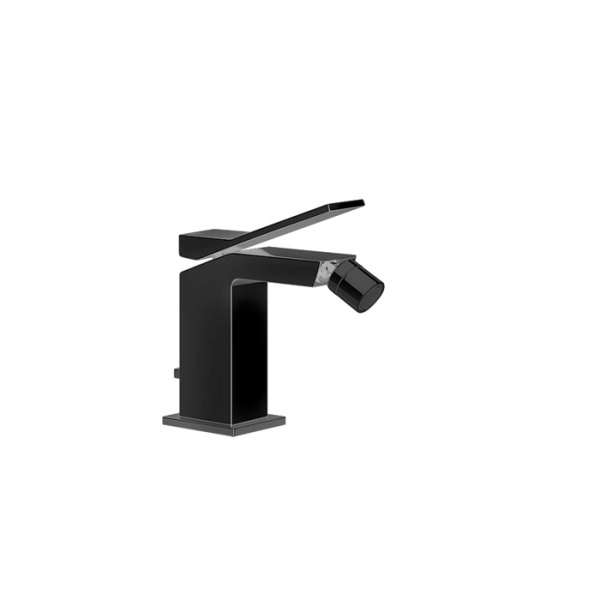 Gessi Rettangolo K Смеситель для биде на 1 отверстие, с донным клапаном, цвет: black XL