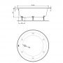 Bette Pond Ванна с шумоизоляцией встраиваемая 150х150х45см.