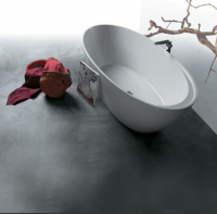 Simas Bohemien Ванна отдельностоящая, из Crystal Tech 190*88*66 см со сливной арматурой