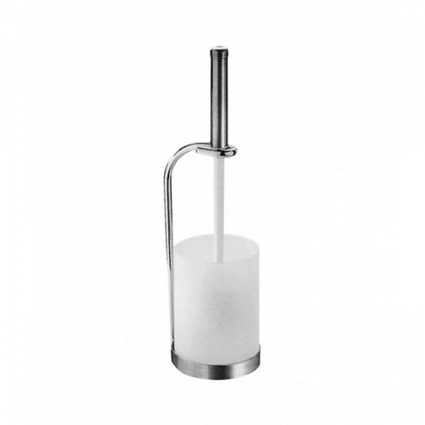 Ершик туалетный напольный Bongio Fleur, цвет: хром
