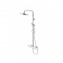 Gattoni PD Душевая колонна, включающая ручной душ, смеситель ,верхнюю лейку диаметром 200мм с "антикальцием", цвет: хром