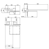 Fantini Milano Двойной верхний душ, матовая сталь