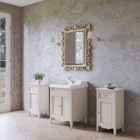 TW Veronica, База с раковиной Simas AR824bi*1 68*54см с 1отв. под смеситель , 2 расп. дверки, доводч. Blum, ручки: Riflesso бронза, цвет: Vintage