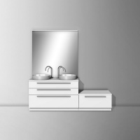 Burgbad Crono Раковина 45 см, без отв., накладная, круглая, цвет: белый