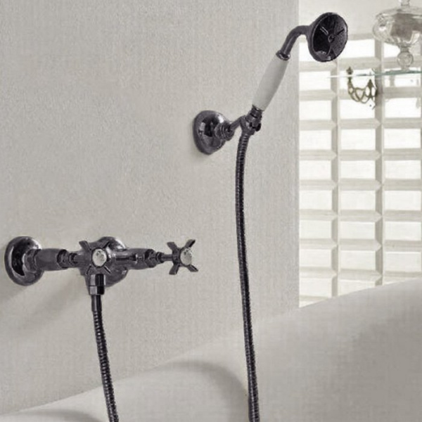 Sbordoni Antica Смеситель для душа на 3 отверстия, цвет: черный никель