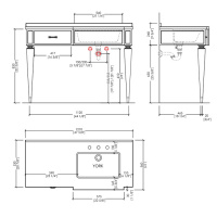Devon&Devon Bentley SX, Комплект мебели , Цвет: warm grey