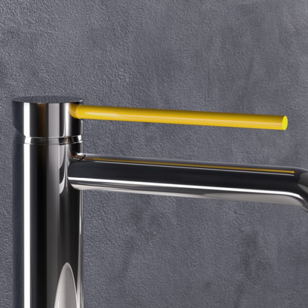 Gattoni Circle One Накладка на ручку смесителя для ванны и душа, цвет: Giallo