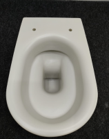 Kerasan Nolita Унитаз безободковый подвесной 55х35 см, с креплениями WB9N, цвет: Светло серый