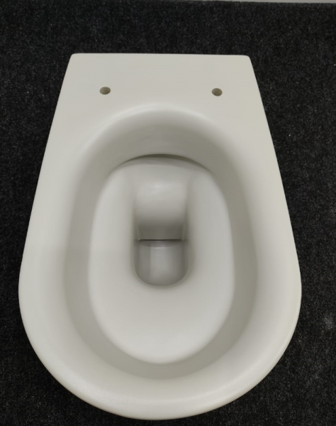 Kerasan Nolita Унитаз безободковый подвесной 55х35 см, с креплениями WB9N, цвет: Светло серый