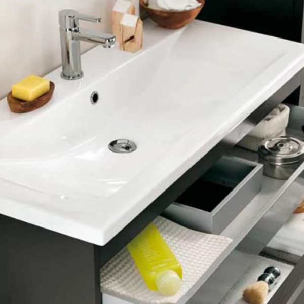 Eban Clever 101 Раковина 101х46.5 см, 1 отв., цвет: белый