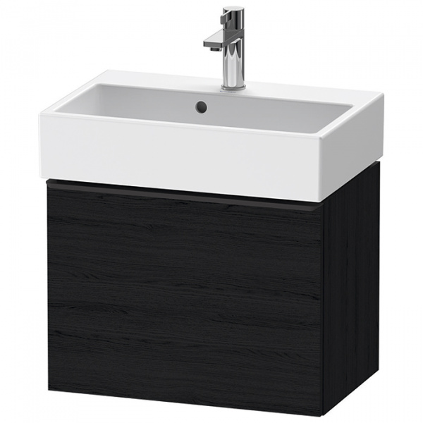 Duravit D-Neo Тумбочка подвесная компакт 44x58.4x37.2 см, раковина, 1 ящик, цвет: Black Oak