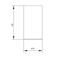 Стакан настольный Bongio T Mix, цвет: золото 24к.