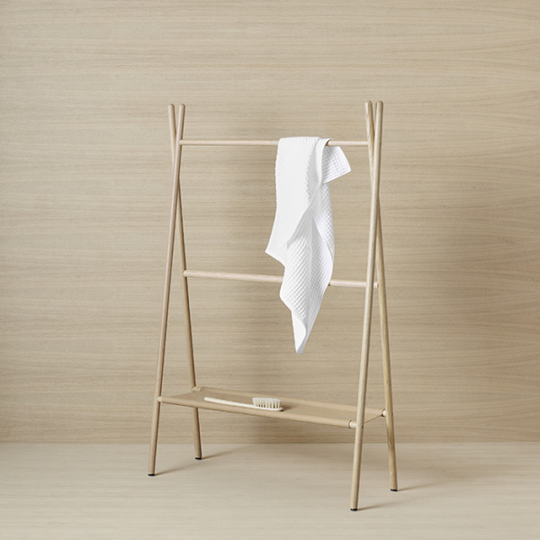 Burgbad Mya Полотенцедержатель 100x150см, напольный, цвет: дуб натуральный
