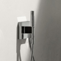 Axor Набор ручного душа: лейка с 2мя режимами, шланг 1,25 м, водорозетка, держатель лейки, цвет: хром