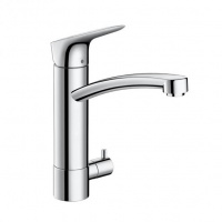 Hansgrohe Logis, Смеситель для кухни, с запорным вентилем для посудомоечной машины, Цвет: хром