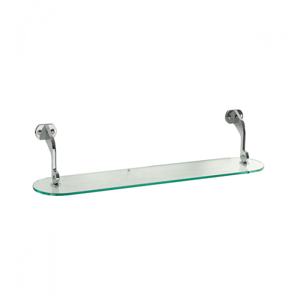 Kerasan Полочка подвесная стеклянная 60см, держатель, цвет: хром