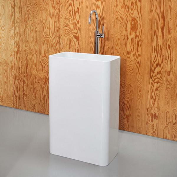 Bette Art Monolith Раковина 60х40х90 см, без отв., напольная, сталь-эмаль, цвет: белый