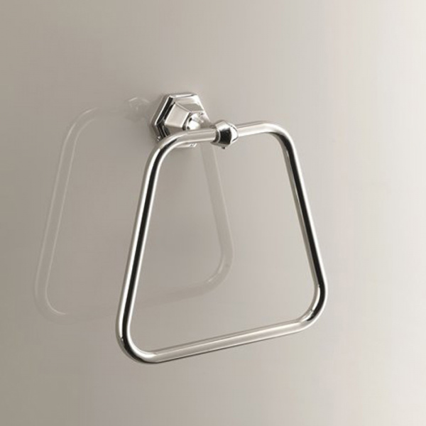 Devon&Devon Jubilee Полотенцедержатель кольцо, подвесной 20см., подвесной, цвет: никель блестящий