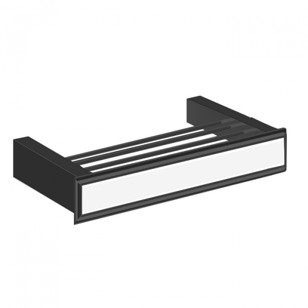 Gessi Eleganza Полочка 15см, подвесной, цвет: черный металлик