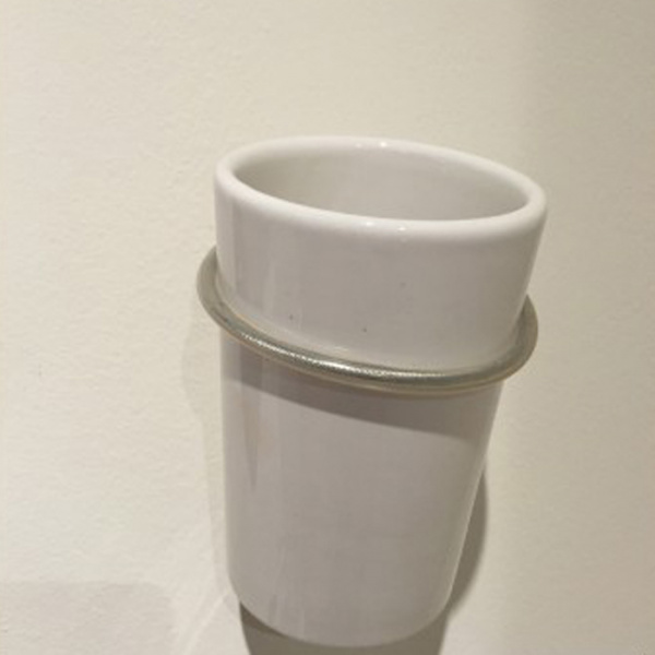 Agape Bucatini Стакан, подвесной, цвет: белый