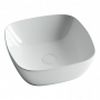 Умывальник чаша накладная квадратная Element 400*400*140мм Ceramica Nova белый CN5006