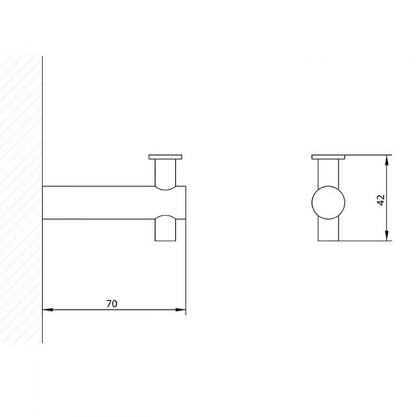 Крючок Bongio T Mix, цвет: золото 24к.