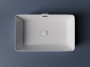 Умывальник чаша накладная прямоугольная со сливом переливом Element 600*380*140мм Ceramica Nova белый CN5025