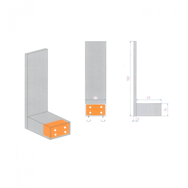 Decor Walther Brick ERH Держатель запасного рулона, подвесной, цвет: никель сатинированный