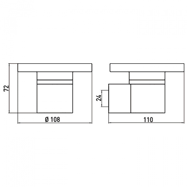 EMCO System2 Мыльница, прозрачное стекло, подвесная, цвет: хром