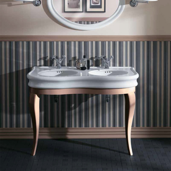 SIMAS Lante Комплект мебели, консоль 111х50.4см, с двойной раковиной на 2 отв., цвет: tortora