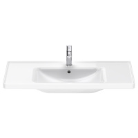 Duravit D-Neo Раковина накладная 100.5х48см, с переливом, с 1 отв., WonderGliss, цвет: белый