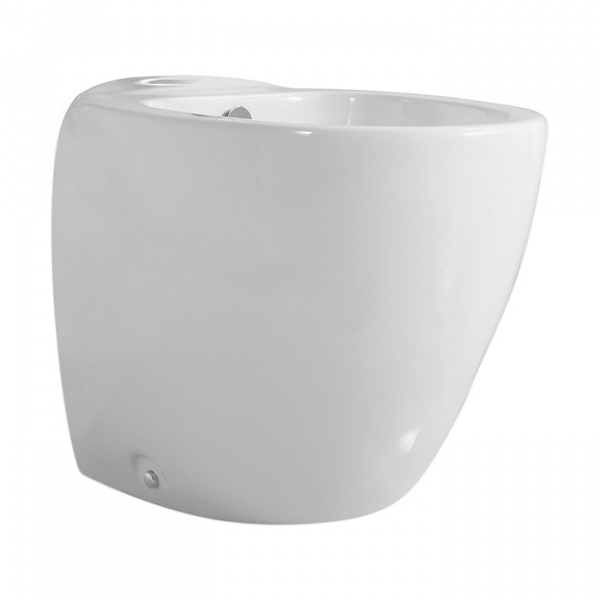 AZZURRA CLAS+ Биде подвесное 56x38.5см c 1 отверстием, c креплением KIT 2000 CF, цвет: белый матовый