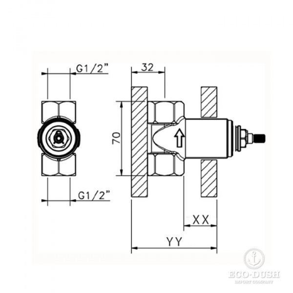 Cisal Roadster Accent Внутренняя часть для смесителя
