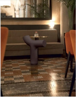 Kerasan Artwork Малый архитектурный декор для ванной: Стул на 1-ой ноге &quotCOW&quot, Цвет: белый