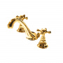 Kerasan Retro Смеситель для раковины на 3 отв. золото