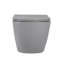 Унитаз ABBER Bequem AC1101MG подвесной серый матовый, безободковый