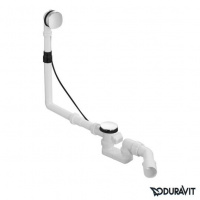 Duravit Комплект слив-перелива для ванны квадратно-овальный, цвет хром