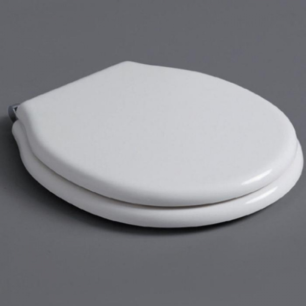 SIMAS Londra Сиденье для подвесного унитаза, цвет: белый/хром