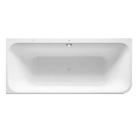 Ванна акриловая Duravit (Дуравит), 1800х80 нестандартной формы, пристенная