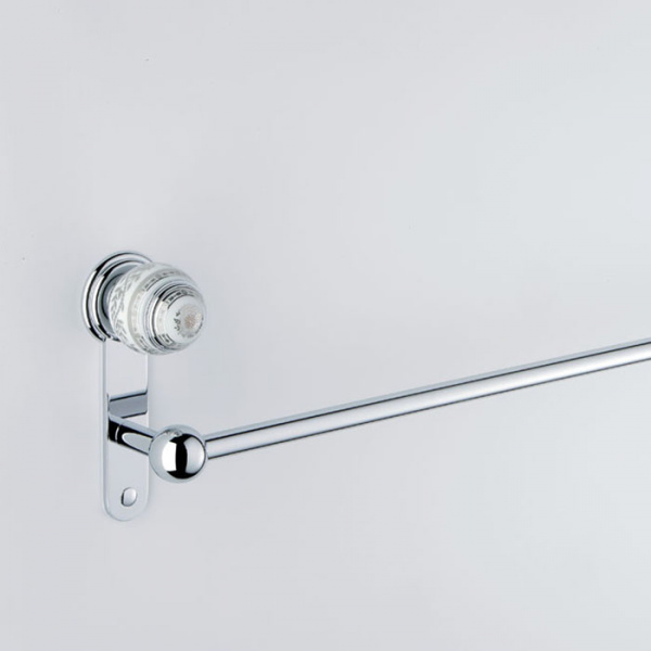 THG Marquise platinum decor Полотенцедержатель 60см., подвесной, декор белый/платина, цвет: хром