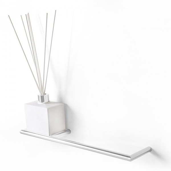 3SC Guy Полотенцедержатель и ароматический диффузор, 40см., слева, подвесной, композит Solid Surface, цвет: белый матовый/белый матовый