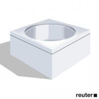 Панель для ванны - отдельностоящий вариант Duravit Blue Moon, 140x140