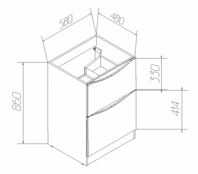 Мебель для ванной комнаты BELBAGNO LAVANDERIA
